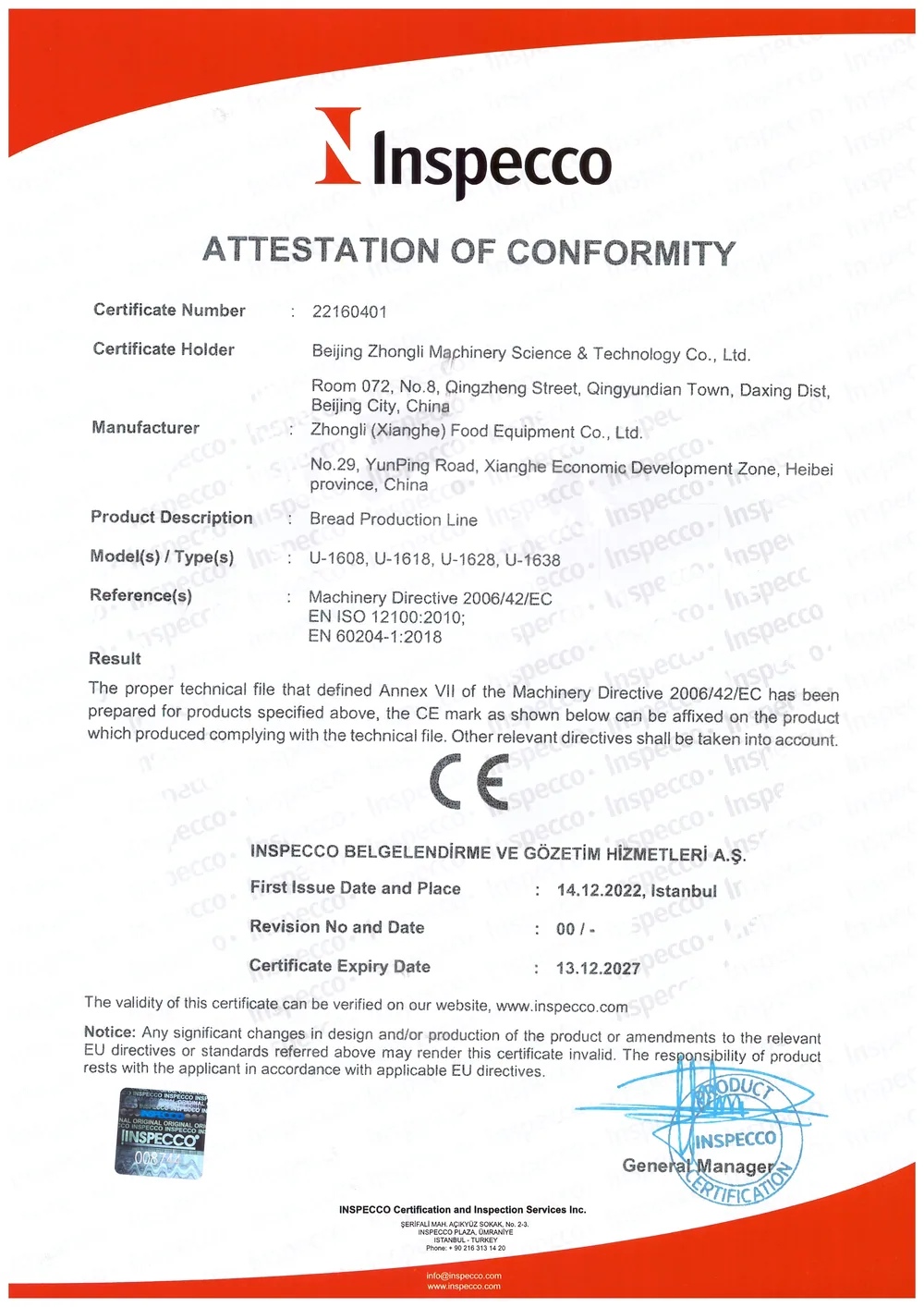 CE Certification
