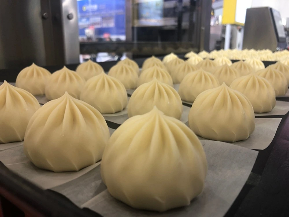 full automatic steamed stuffed bun/steamed bread production line