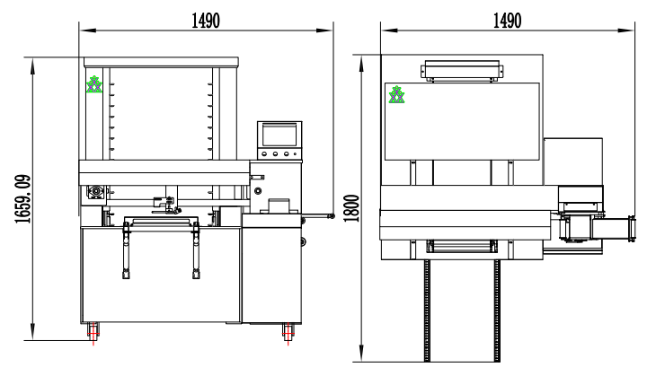 ZL-A58 Pan Arranging Machine — factory assembly